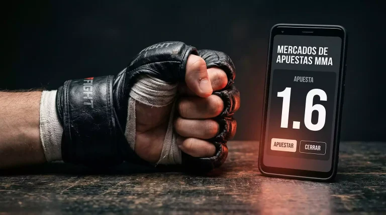 Tipos de apuestas en MMA con ejemplos de mercados y cuotas decimales